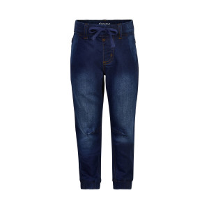 Jeans Power Stretch Loose Fit Minymo Dark Blue denim - 104