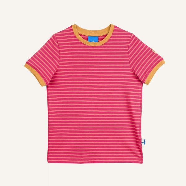 Finkid Renkaat Finkid Raspberry/Rose T-Shirt kurzarm gestreift UV-Schutz Lichtschutzfakto