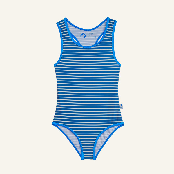 Finkid Niemi Denim/Offwhite Badeanzug Lichtschutzfaktor Beachwear Mädchen