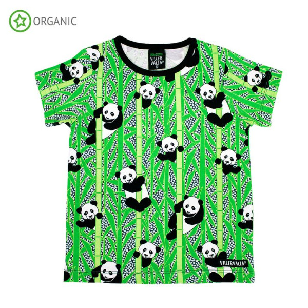 T-Shirt S/S Villervalla Panda - 122