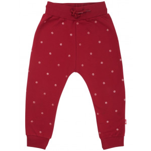 Silver Pants Danefae Dark Red With Red Glitter - 2 Y