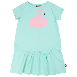 DYR Zanzi Dress Fresh Mint Flamingo Kleid für...