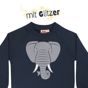 DYR Bellow Sweat Navy Elefant Pullover Sweater mit Elefantenprint