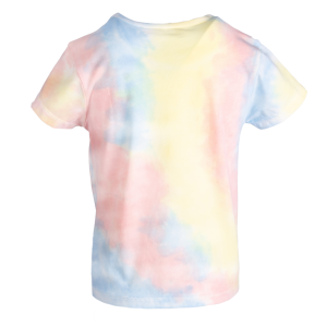 Happy Girls T-Shirt Einhorn Multicolor Batik-Optik