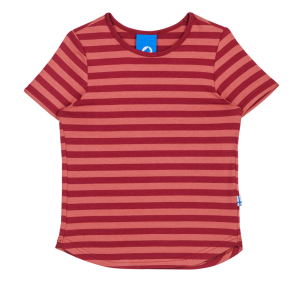 Finkid Maalari leichtes Kinder Shirt rot gestreift
