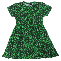 Danefae Lollipop Dress Kleid Kurzarm Green Fleurie kurzarm A-Linien Kleid