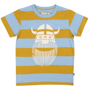 Danefae Kinder T-Shirt blau-gelb Wikinger