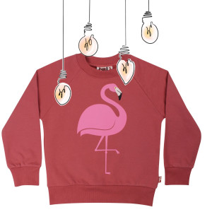 Dyr Bellow Pullover Red Flamingo
