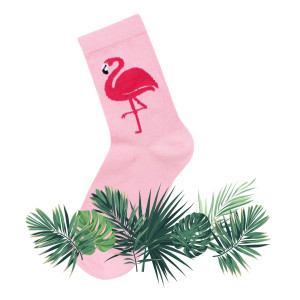 DYR Galop Socken Pastell Pink Flamingo