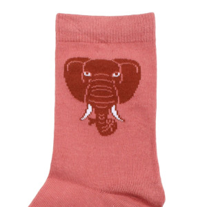 DYR  Galop Socken Old Rose Elefant