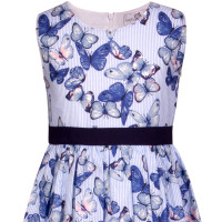 Happy Girls Kleid Arctic Blue Schmetterling