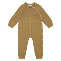 Yaci Baby Knitted Romper Sense Organics Caramel 62/68
