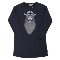 Organic-Sweater Dress Danefae Dk Navy Freja 3 Y
