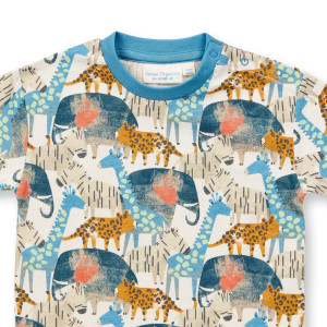 Sense Organics Anton Baby T-Shirt Safari Tiere
