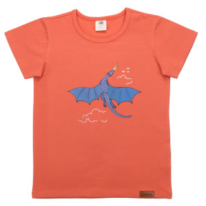 Walkiddy T-Shirt Rot Dragons Drachen