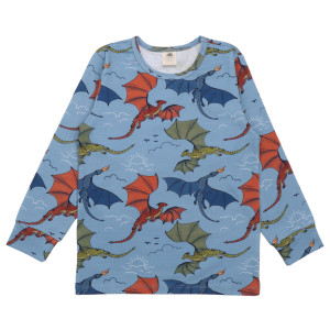 Walkiddy Pyjama Schlafanzug Langarm Dragons Drachen...