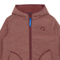 Finkid Tonttu Wind Berry Melange Strickfleece Zip-In Innenjacke