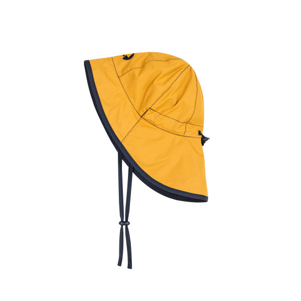Finkid Ranta Sport Golden Yellow/Navy Sommermütze Sonnenhut UV-Schutz Bindemütze trocknet schnell