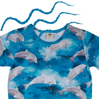Walkiddy T-Shirt Happy Dolphins Delphin T-Shirt kurzarm - 110