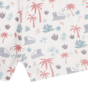 Sense Organics Jula Retro Short Pyjama Set Palm Tree Palmenprint kurzarm Schlafanzug Set - 3 Y
