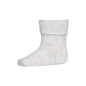 Cotton Rib Baby Socks 495 MP Grey