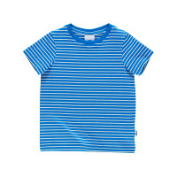 Finkid Supi T-Shirt Blue/Offwhite Kinder T-Shirt kurzarm Shirt gestreift