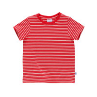 Finkid Supi T-Shirt Red/Offwhite T-Shirt kurzarm gestreift UV-Schutz