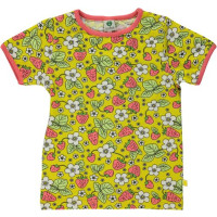 T-Shirt with Strawberries Smafolk Maize