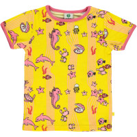 T-Shirt with Sea World Smafolk Yellow