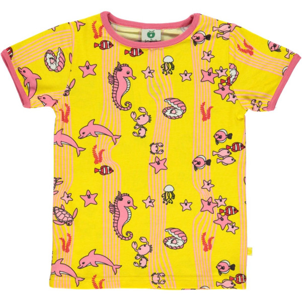 T-Shirt with Sea World Smafolk Yellow - 2-3 Y
